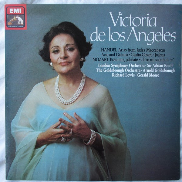 Victoria De Los Angeles, The London Symphony Orchestra, Sir Adrian Boult, Goldsbrough Orchestra, Arnold Goldsbrough, Richard Lewis (3), Gerald Moore : Sings Handel & Mozart (LP, Comp, Mono)