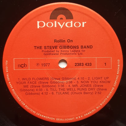 Steve Gibbons Band : Rollin' On (LP, Album)