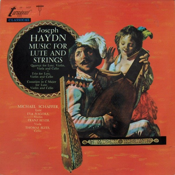 Joseph Haydn - Michael Schäffer, Eva Nagora, Franz Beyer, Thomas Blees : Music For Lute And Strings (LP, Album)