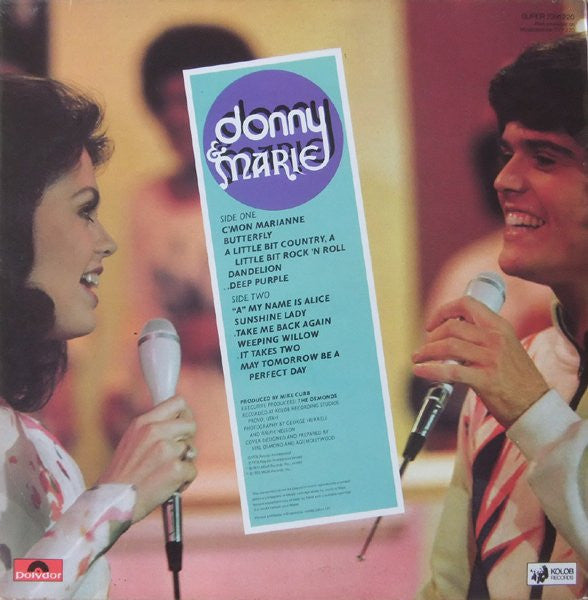 Donny & Marie Osmond : Deep Purple (LP, Album)