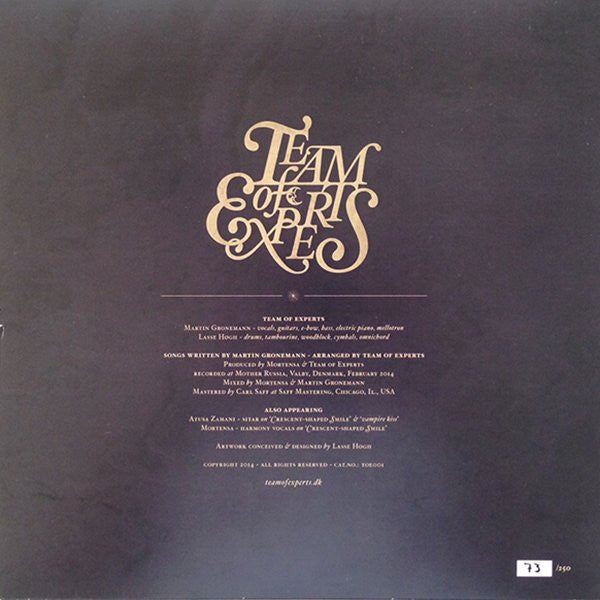 Team Of Experts : Team Of Experts (12", EP, Num, Col)