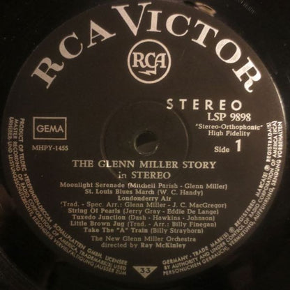 The New Glenn Miller Orchestra : The Glenn Miller Story In Stereo (LP, Comp)