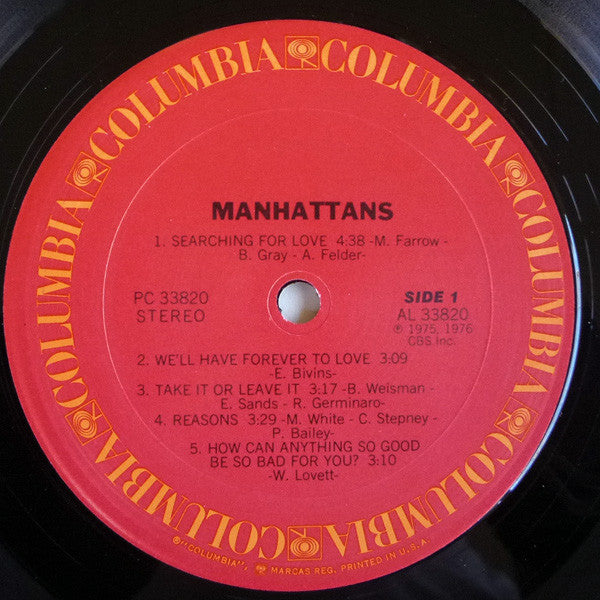 Manhattans : The Manhattans (LP, Album)