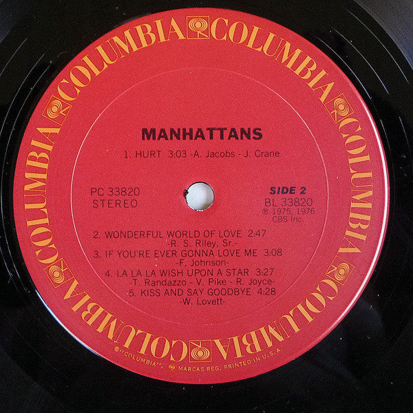 Manhattans : The Manhattans (LP, Album)