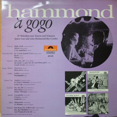 James Last & His Hammond Bar Combo : Hammond À GoGo (27 Melodien Zum Tanzen Und Träumen) (LP, Album)