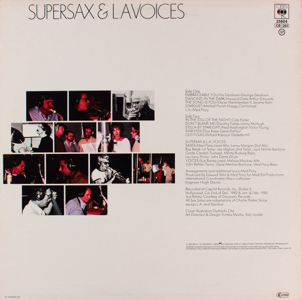 Supersax & L. A. Voices : Supersax & L.A. Voices (LP, Album)