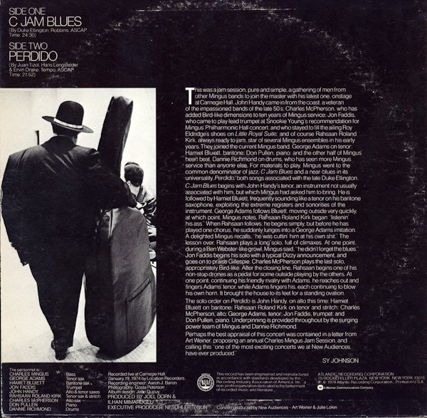 Charles Mingus : Mingus At Carnegie Hall (LP, Album, RP, PR )