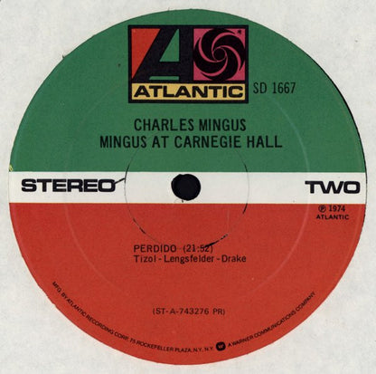 Charles Mingus : Mingus At Carnegie Hall (LP, Album, RP, PR )