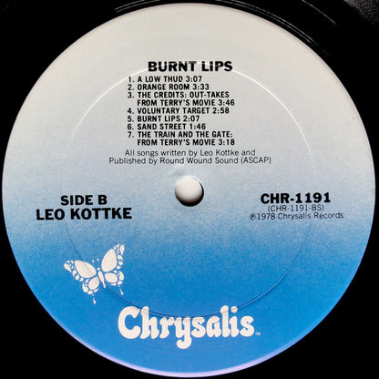 Leo Kottke : Burnt Lips (LP, Album, Ter)