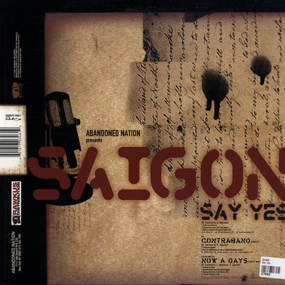 Saigon : Say Yes (12", Single)