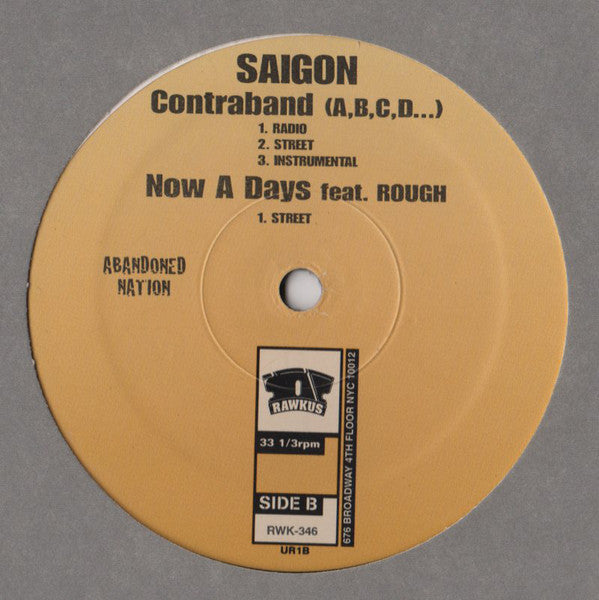 Saigon : Say Yes (12", Single)