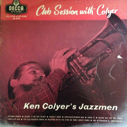 Ken Colyer's Jazzmen : Club Session With Colyer (LP, Album, Mono)