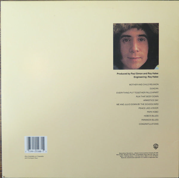 Paul Simon : Paul Simon (LP, Album, RE)