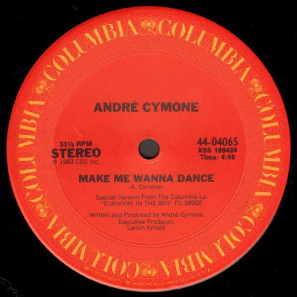 André Cymone : Make Me Wanna Dance (12")