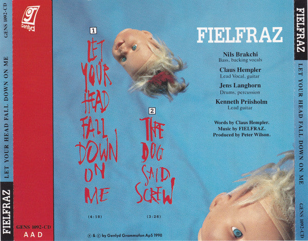 Fielfraz : Let Your Head Fall Down On Me (CD, Single, Promo)