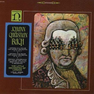 Johann Christian Bach - The Little Orchestra Of London, Leslie Jones : Sinfonias Op. 18, Nos. 3 & 5 / Sinfonia Concertante In C (LP, Album)