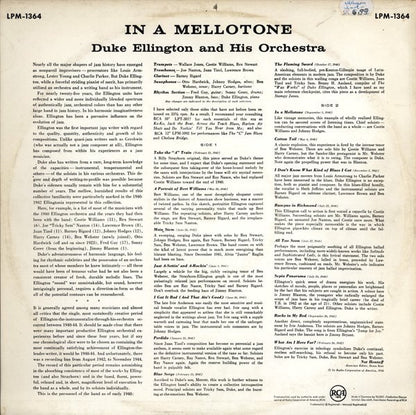 Duke Ellington And His Orchestra : In A Mellotone (LP, Comp, Mono, RE)