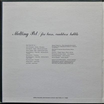 Melting Pot (3) : Fire Burn, Cauldron Bubble (LP, Album, All)