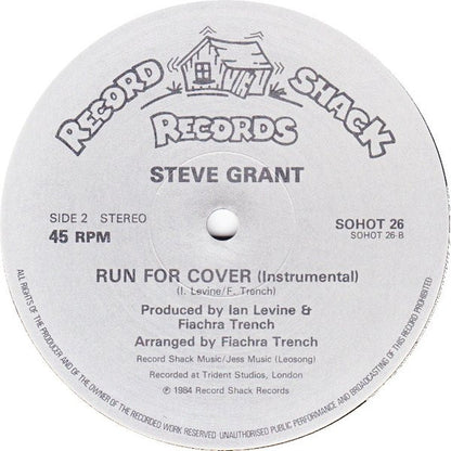 Steve Grant (3) : Run For Cover (12", Single)