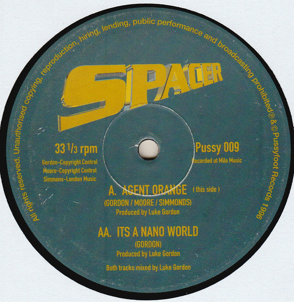 Spacer : Agent Orange (10")