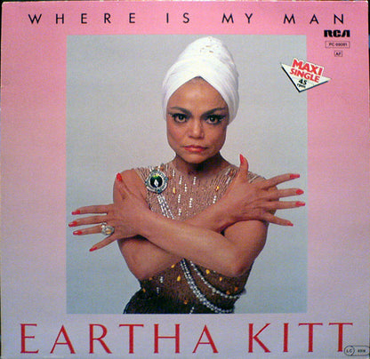 Eartha Kitt : Where Is My Man (12", Maxi)