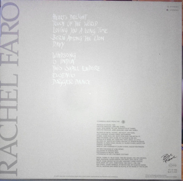 Rachel Faro : Windsong (LP, Album)