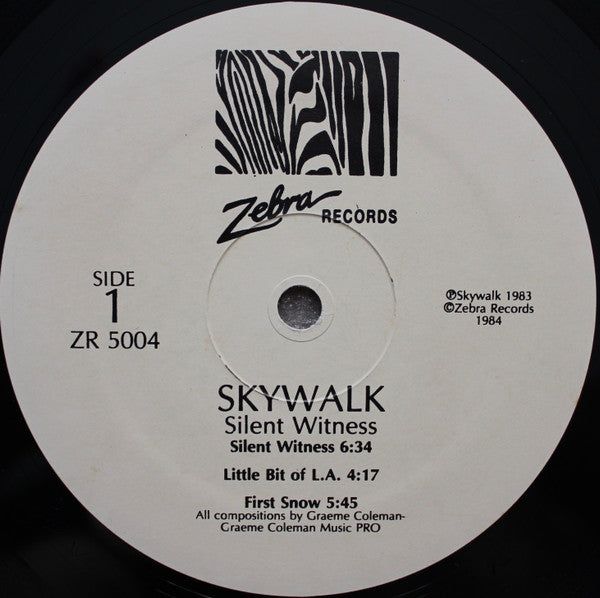 Skywalk (3) : Silent Witness (LP, Album, Fir)