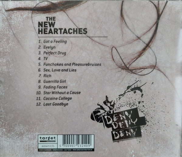 The New Heartaches : Deny Deny Deny (CD, Promo)