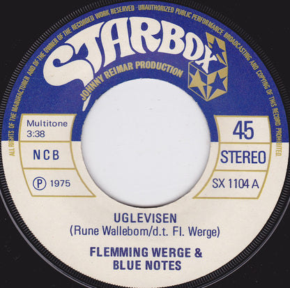 Flemming Werge Og Blue Notes : Uglevisen (7", Single)