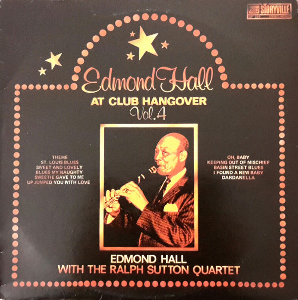 Edmond Hall : At Club Hangover Vol. 4 - With The Ralph Sutton Quartet (LP)