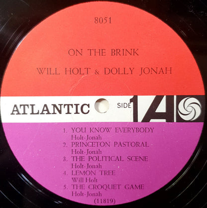 Will Holt &  Dolly Jonah : On The Brink  (LP, Album)