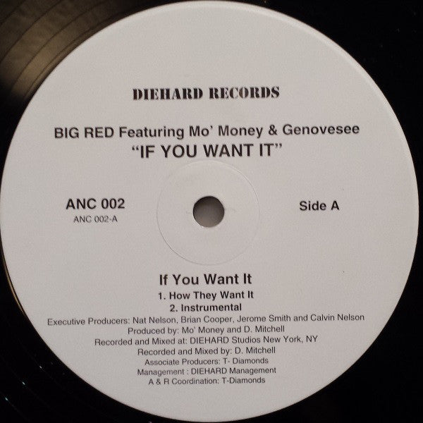 Big Red (3) : If You Want It (12")