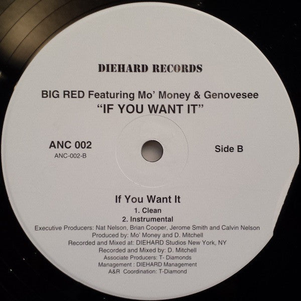 Big Red (3) : If You Want It (12")