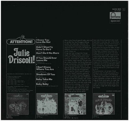 Julie Driscoll : Attention! Julie Driscoll! (LP, Comp)