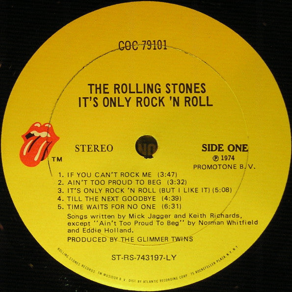 The Rolling Stones : It's Only Rock 'N Roll (LP, Album, She)