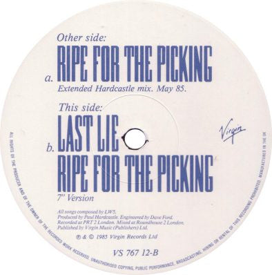 LW 5 : Ripe For The Picking (12")