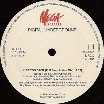 Digital Underground : Kiss You Back (12")