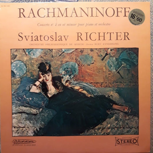 Sergei Vasilyevich Rachmaninoff, Sviatoslav Richter, Moscow Philharmonic Orchestra, Kurt Sanderling : Concerto N°2 En Ut Mineur Pour Piano Et Orchestre (LP)