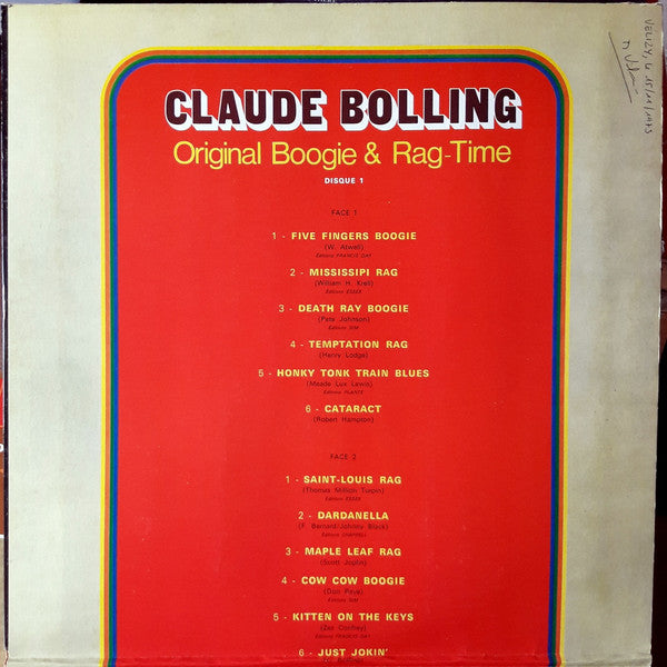 Claude Bolling : Original Boogie & Ragtime (2xLP, Comp, Gat)