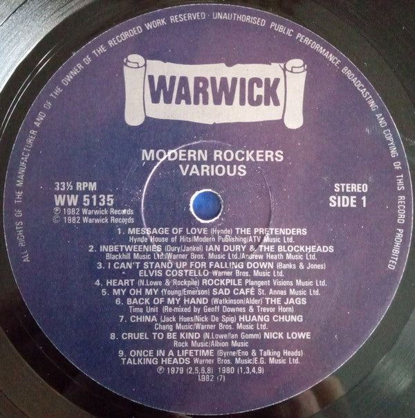 Various : Modern Rockers (LP, Comp)