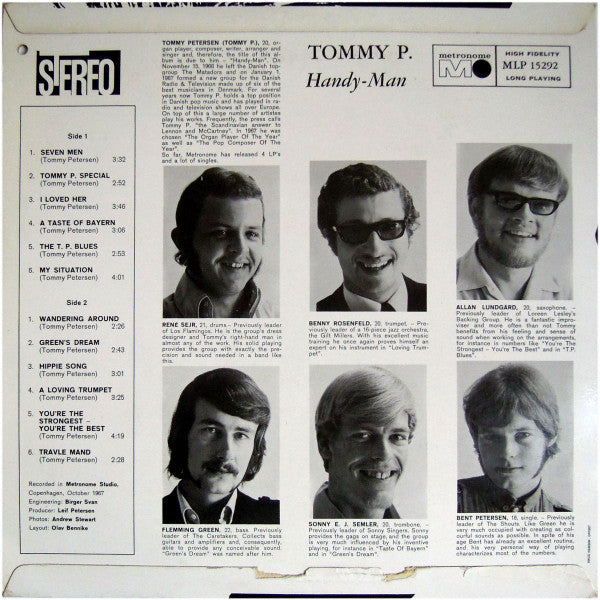 Tommy P. : Handy-Man (LP, Album)