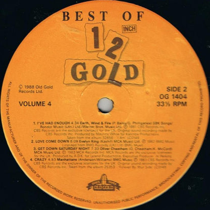 Various : Best Of 12 Inch Gold (Volume 4) (LP, Comp)