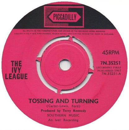 The Ivy League : Tossing And Turning (7", Single, Pus)