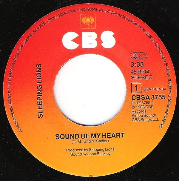 Sleeping Lions (2) : Sound Of My Heart (7")