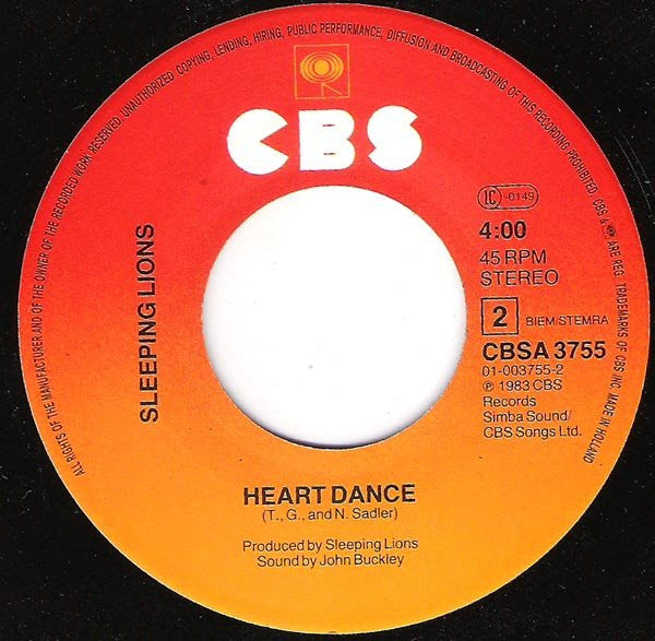 Sleeping Lions (2) : Sound Of My Heart (7")