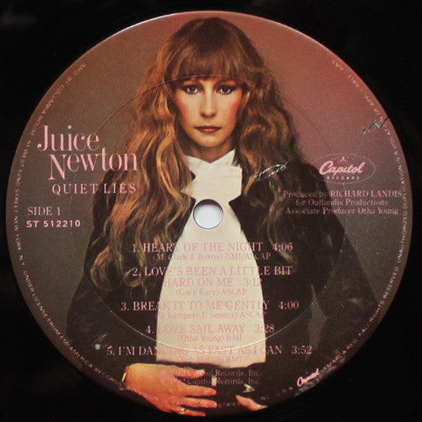 Juice Newton : Quiet Lies (LP, Album, Club, Col)