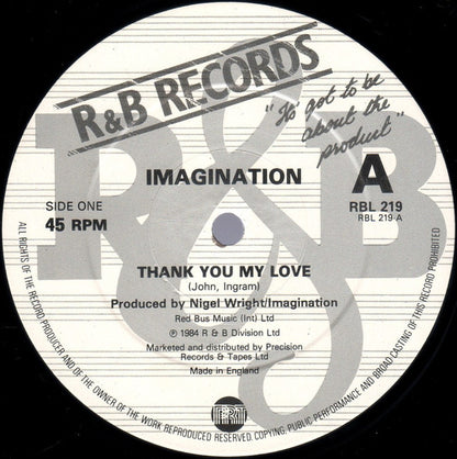 Imagination : Thank You My Love (12")