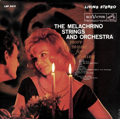 The Melachrino Strings : More Music For Dining (LP)