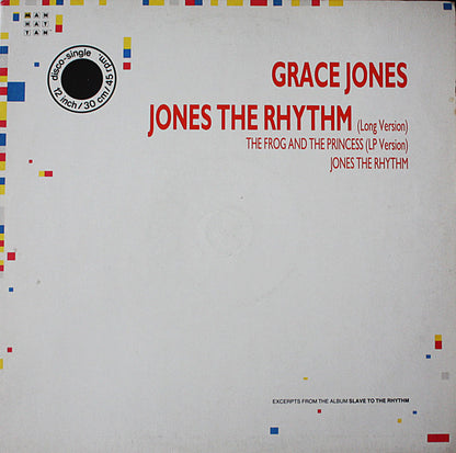 Grace Jones : Jones The Rhythm (12")