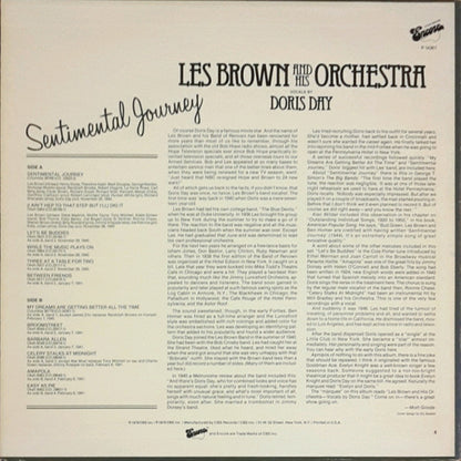 Les Brown And His Orchestra, Doris Day : Sentimental Journey (LP, Comp, Mono)